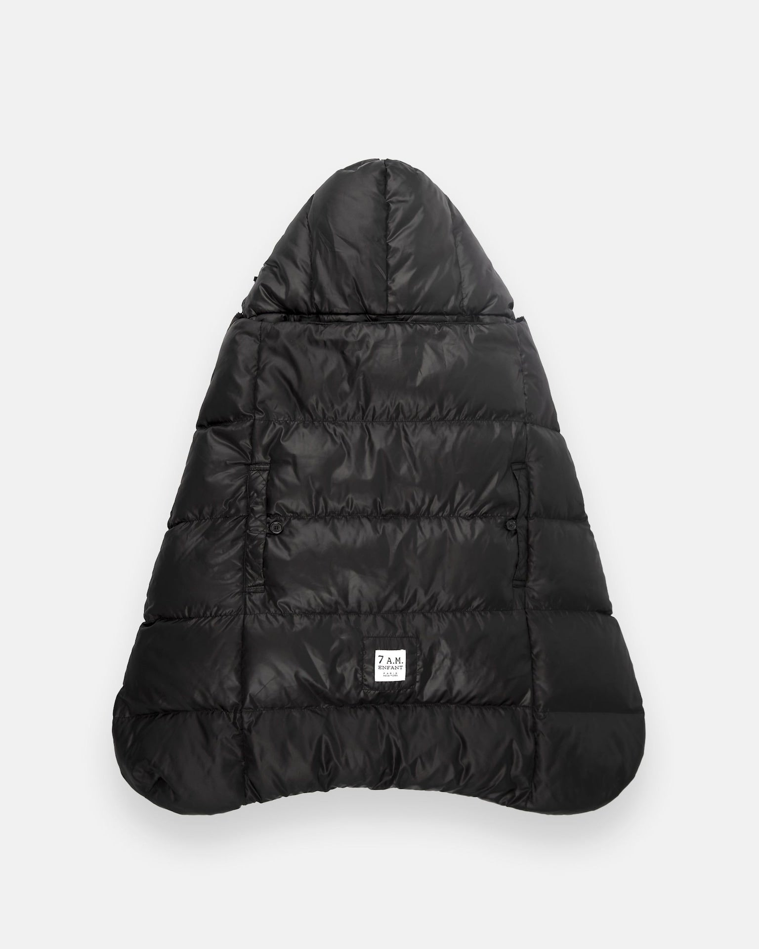 7AM Enfant Heavyweight, K-Poncho Black Plush J8B0 - product image 1