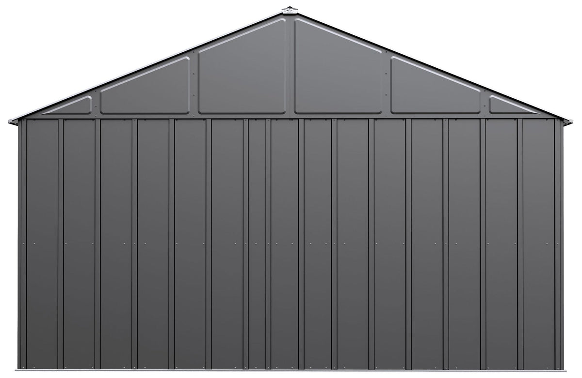 Classic 12x14-ft Charcoal Corrosion-Resistant Metal Shed F1P7 - product image 5