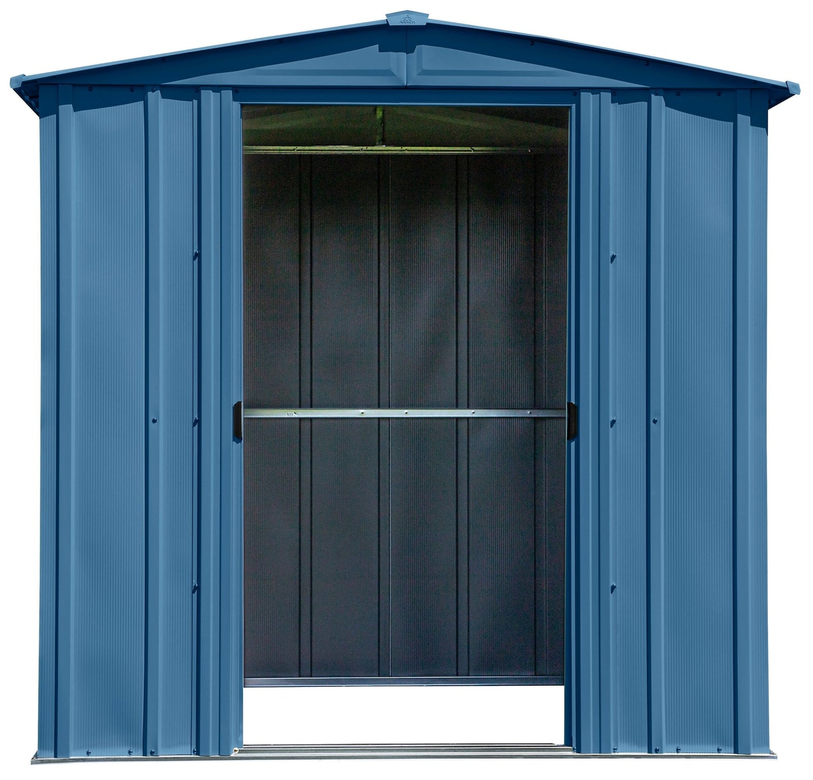 Classic Galvanized Steel Storage Shed, Blue Grey, 6-ft x 5-ft I0C9 - product image 5