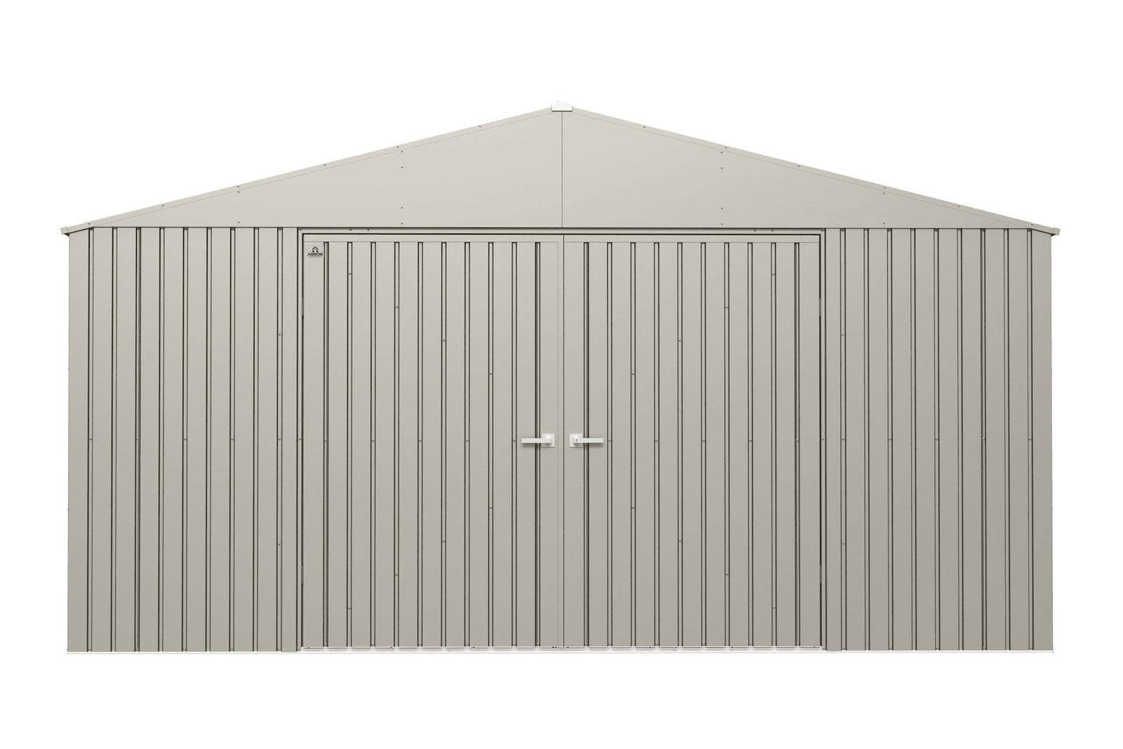 Elite 14x12-ft Cool Grey Weather-Resistant Steel Shed B4B5 - product image 1