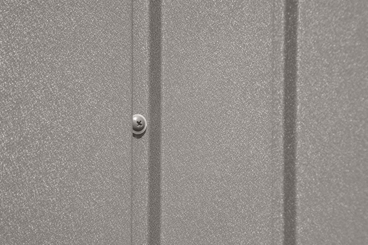 Elite 14x14-ft Cool Grey Corrosion-Resistant Steel Storage Shed O3X4 - product image 7