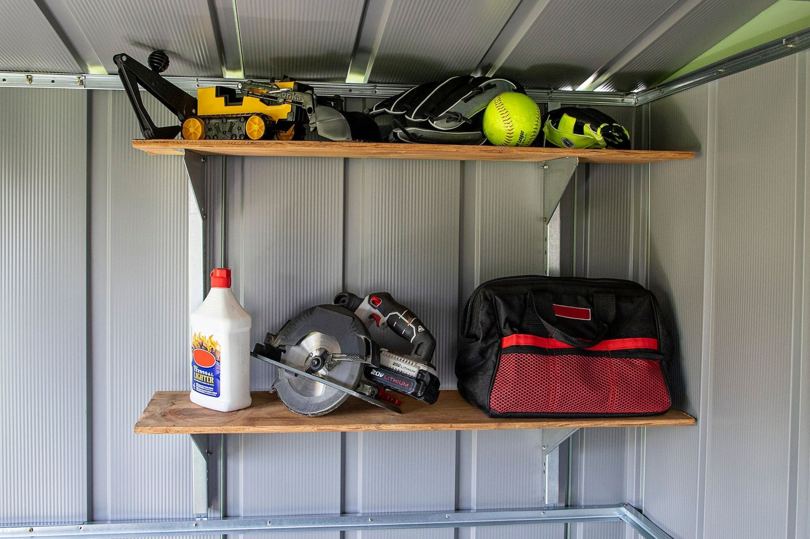 Galvanized Steel Shelf Kit with Hanger and Brackets V6K6 - product image 6