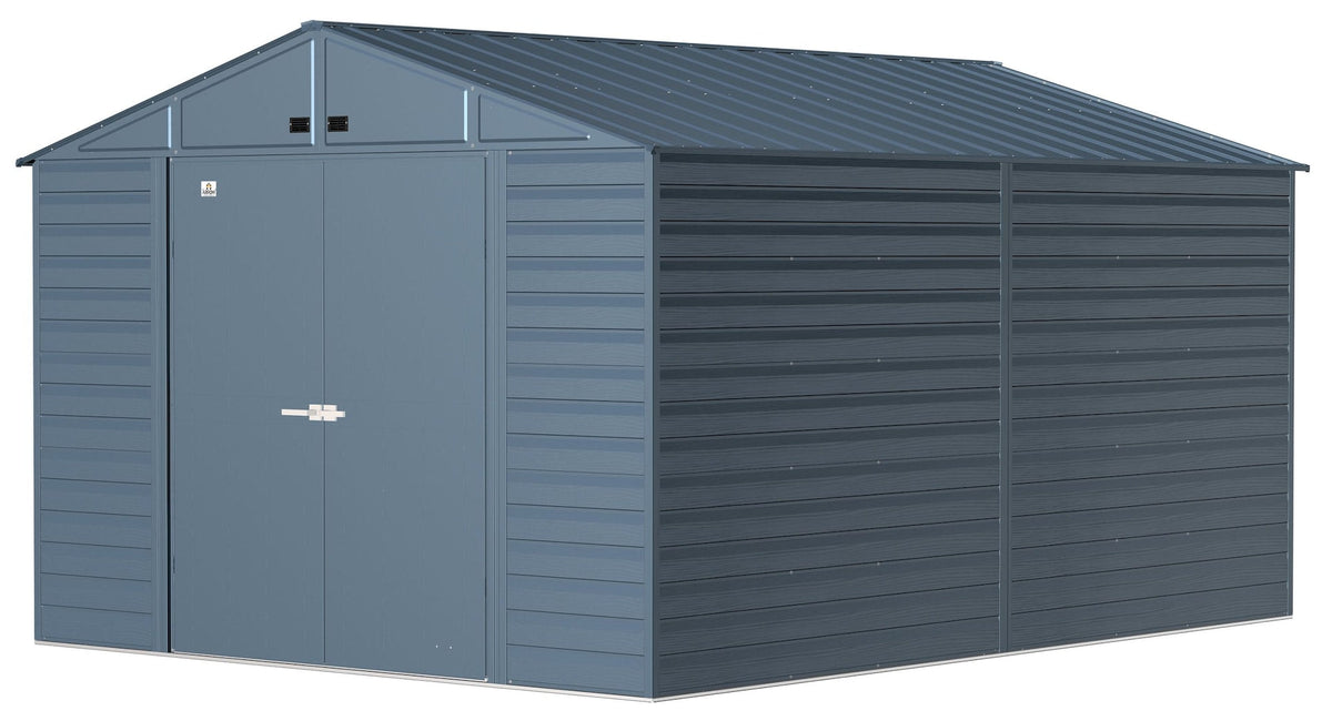 Select Galvanized Steel Storage Shed, Blue Grey, 10-ft x 14-ft U3Y3 - product image 2