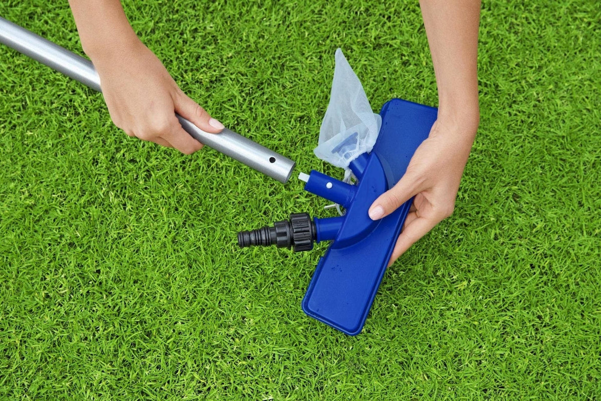 Pool Hydro Cleaning Above Ground Pool Maintanance Kit with Vacuum, Skimmer & Pole L5O4 - product image 6