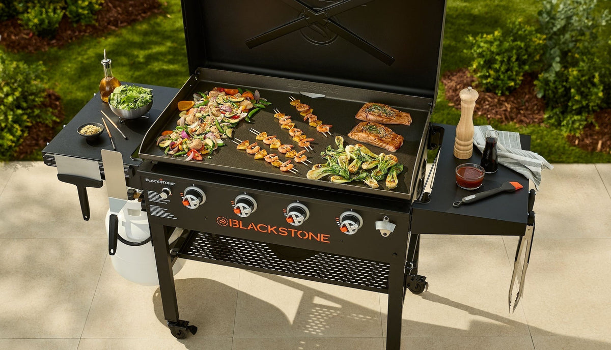 4-Burner LP Gas Portable Griddle with Lid, 36-in Y6J6 - product image 5