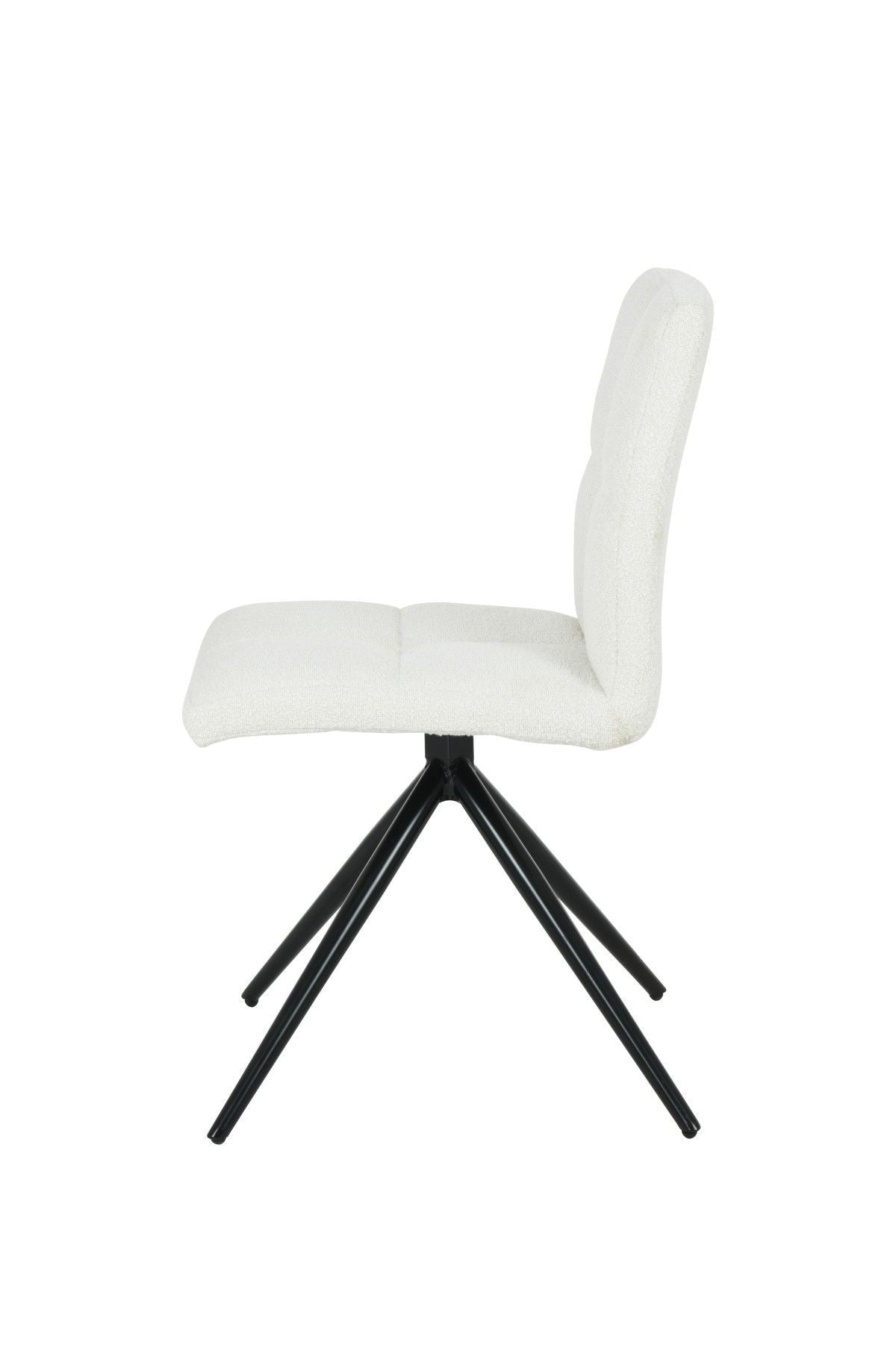 Ethan White Fabric Upholstered Armless Dining Chair, 2-pc B9Z1 - product image 5