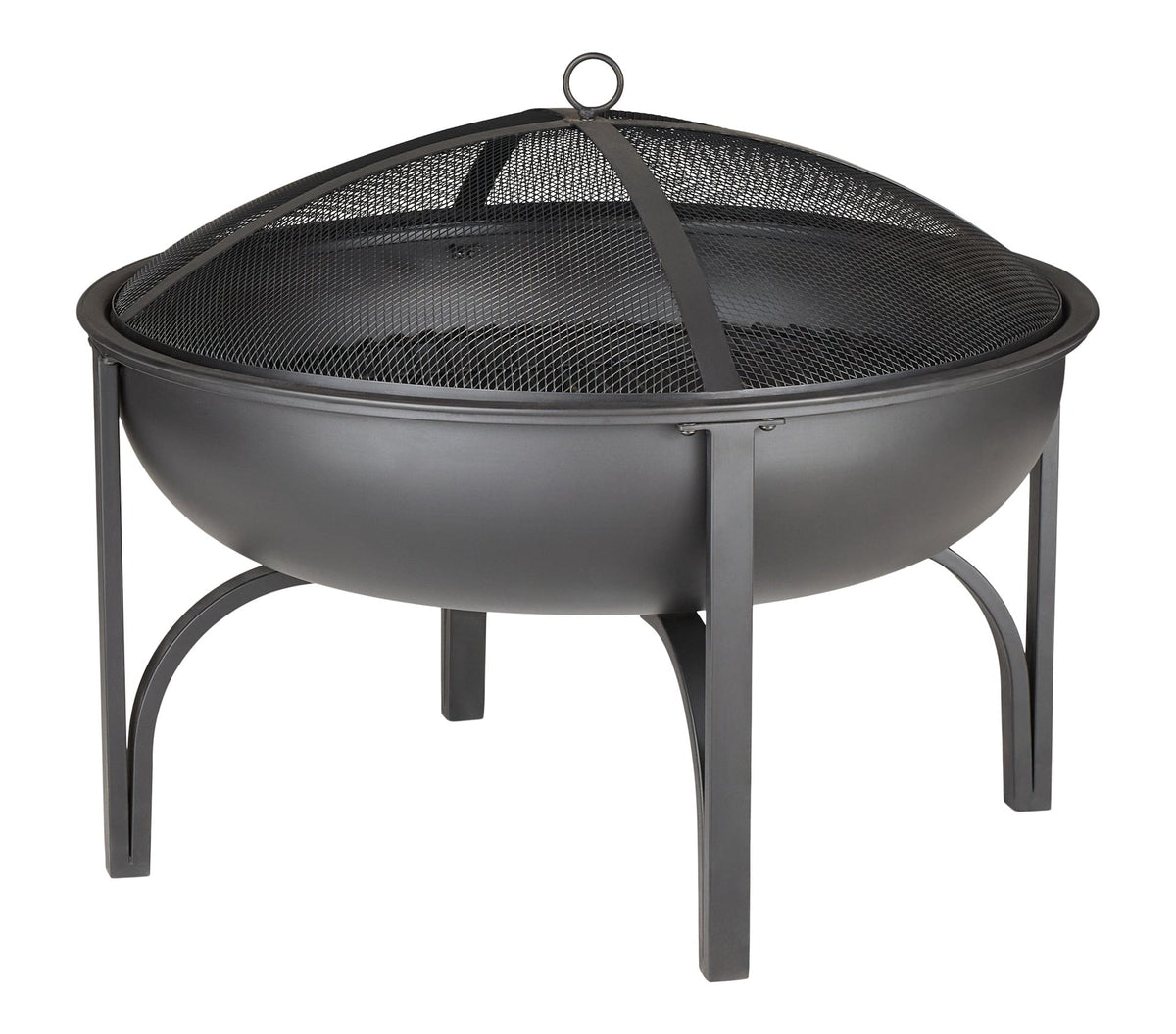 Blairmore Outdoor Wood Burning Fire Pit, 29-in, Black V9P9 - product image 1