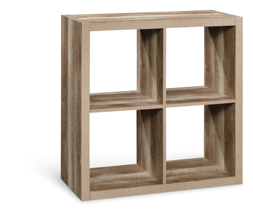 Fraser 4-Cube Storage Organizer, Bookcase/Bookshelf, Light Oak Finish Q1L0 - product image 1