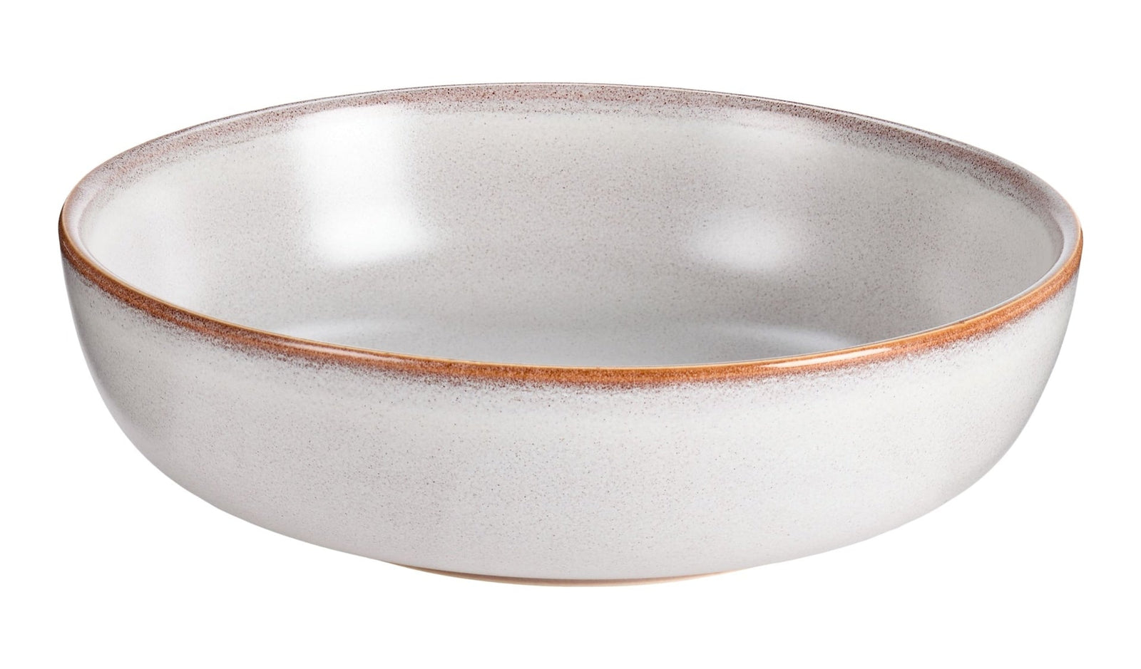 Reactive Glaze Dinner Bowl, 1-pc, White with Reactive Glaze I6T2 - product image 1
