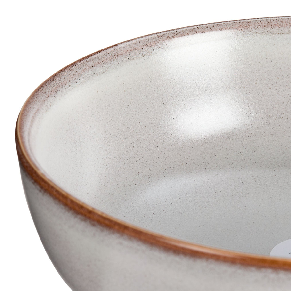 Reactive Glaze Dinner Bowl, 1-pc, White with Reactive Glaze I6T2 - product image 3