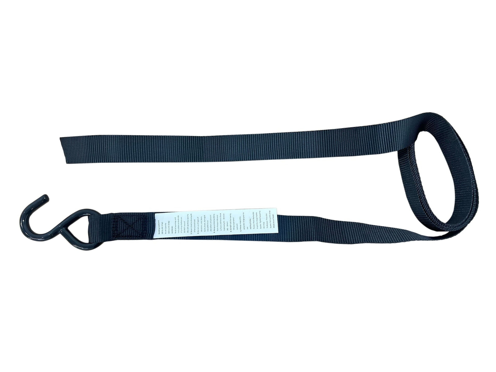 Bungee Cam-Buckle Tie-Down, 600-lb Break Strength, Black, 8-ft, 2-pk U6F1 - product image 3