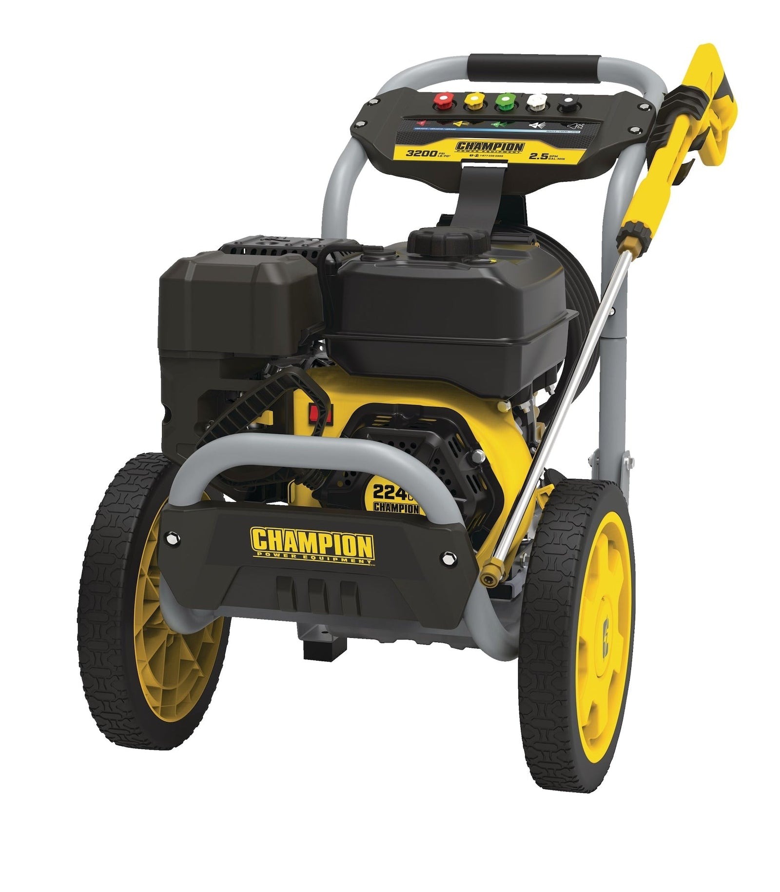 Power Equipment 3200 PSI 2.5 GPM 224cc Engine Cold Water Wheeled Gas Pressure Washer G7X5 - product image 3