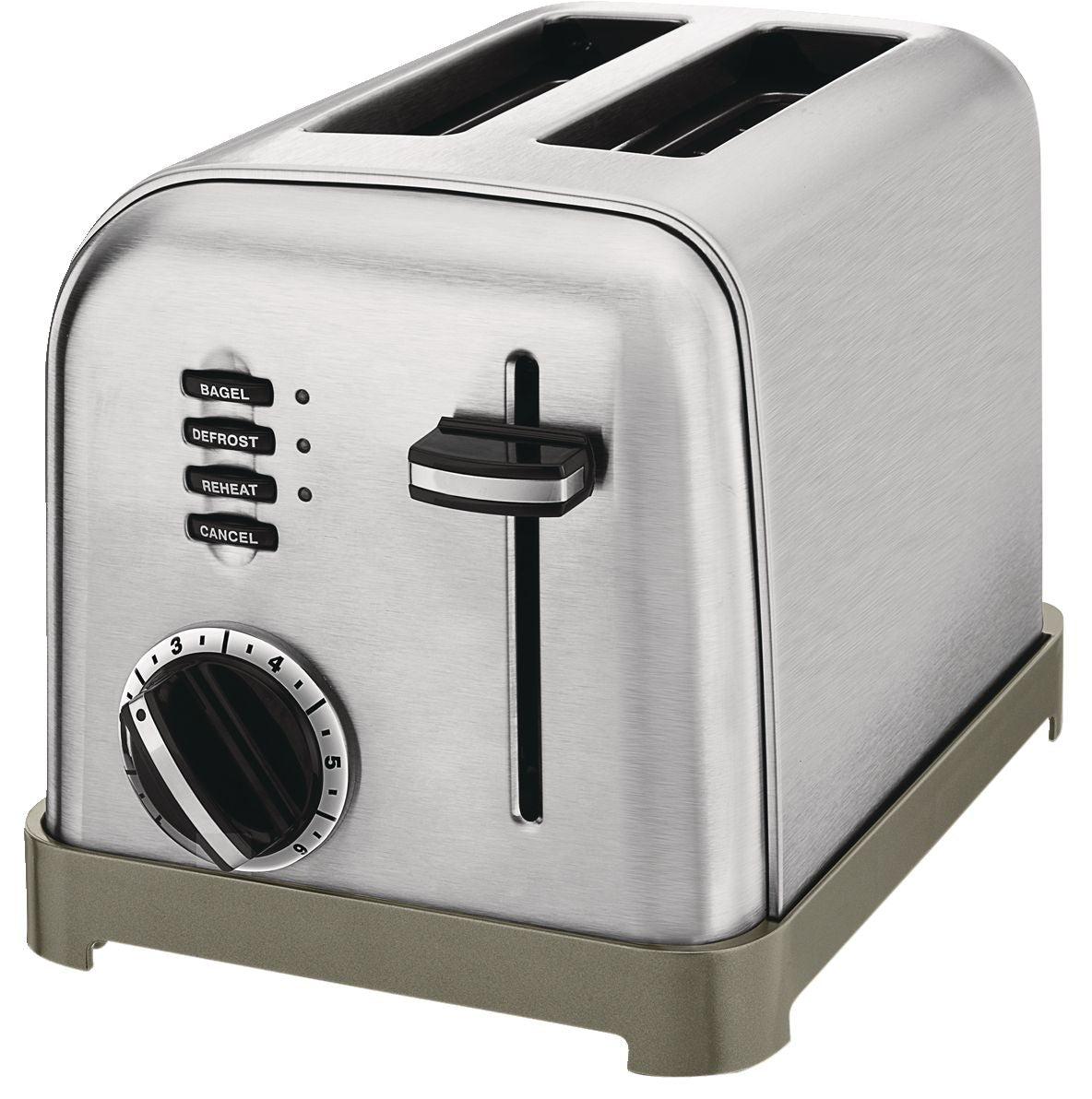 Metal Classic Toaster with 6 Settings, Stainless Steel, 2-Slices L0N1 - product image 3
