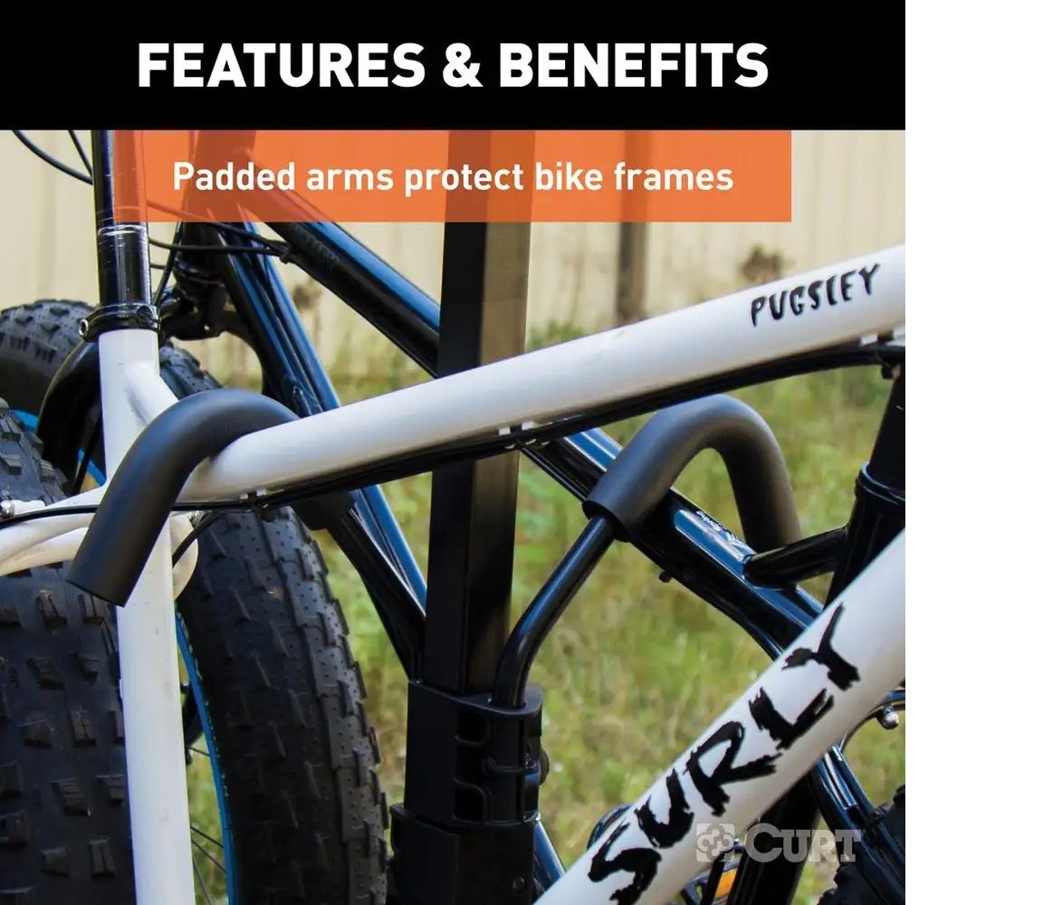 18087 Tray-Style Hitch-Mounted Bike Rack (4-Bike, 2-in Shank) F6G9 - product image 8