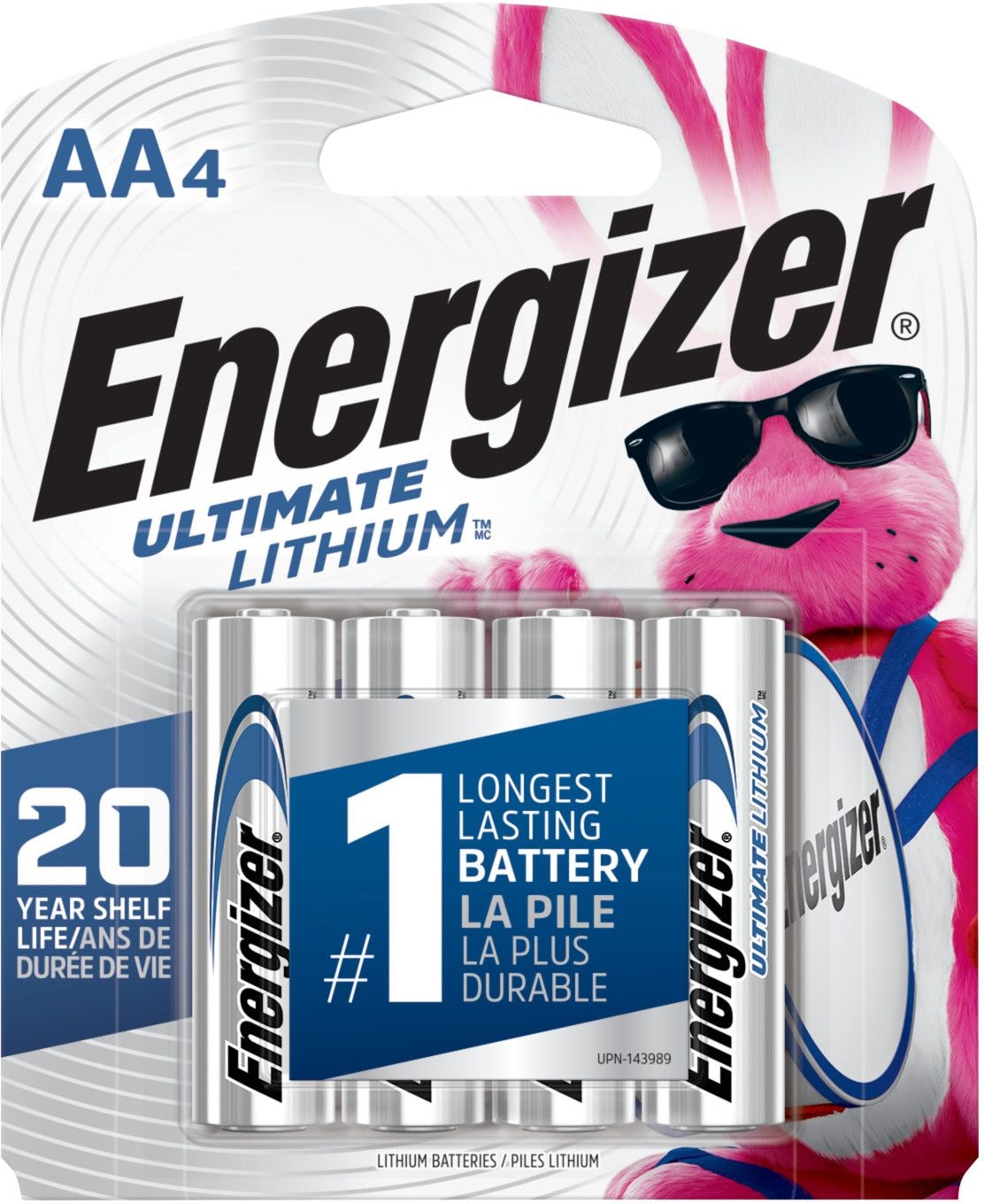 Ultimate Lithium AA Batteries, Long Lasting, All Purpose, 4-pk R1F4 - product image 2