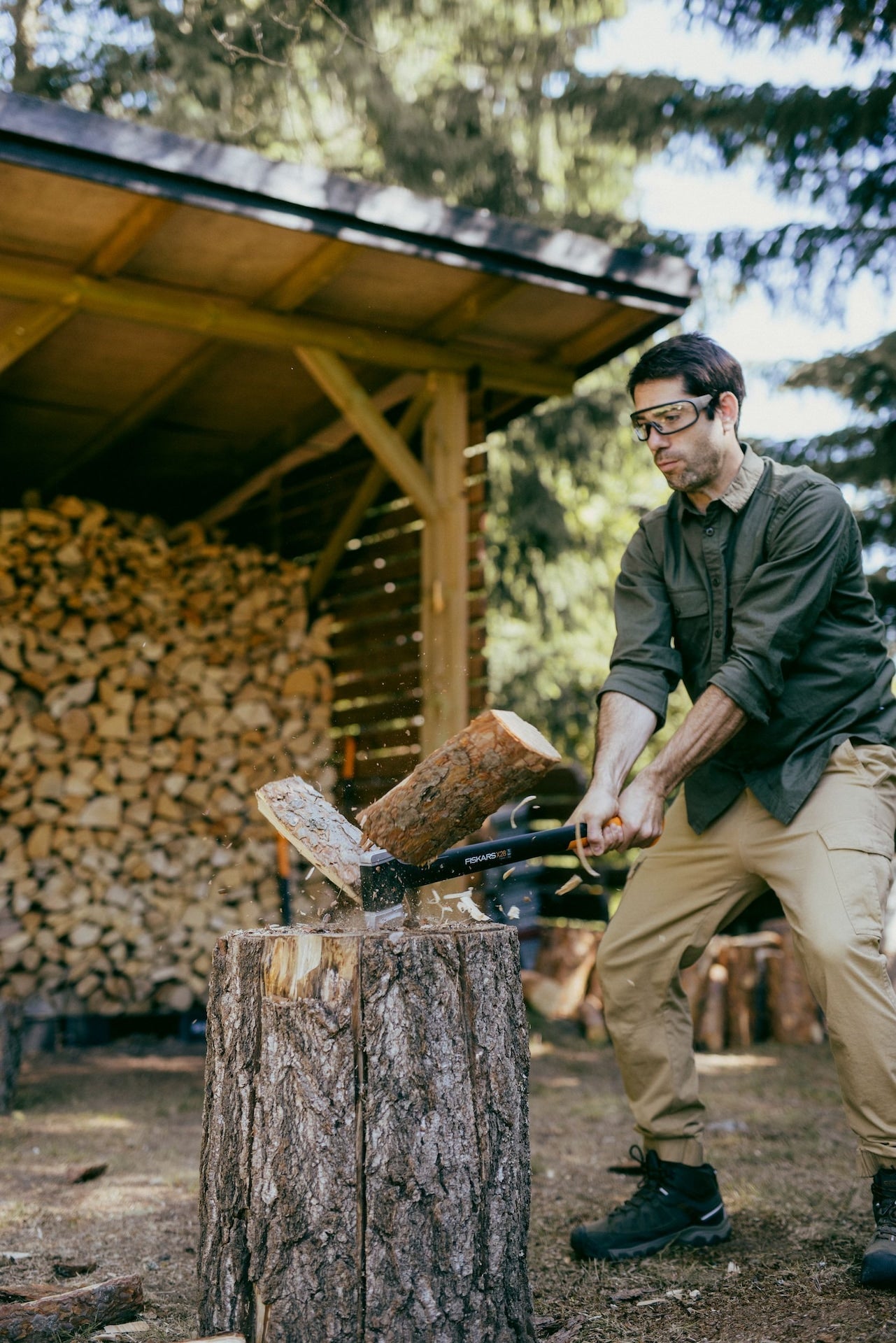 Splitting Axe with FiberComp shaft, 28-in K4F4 - product image 5
