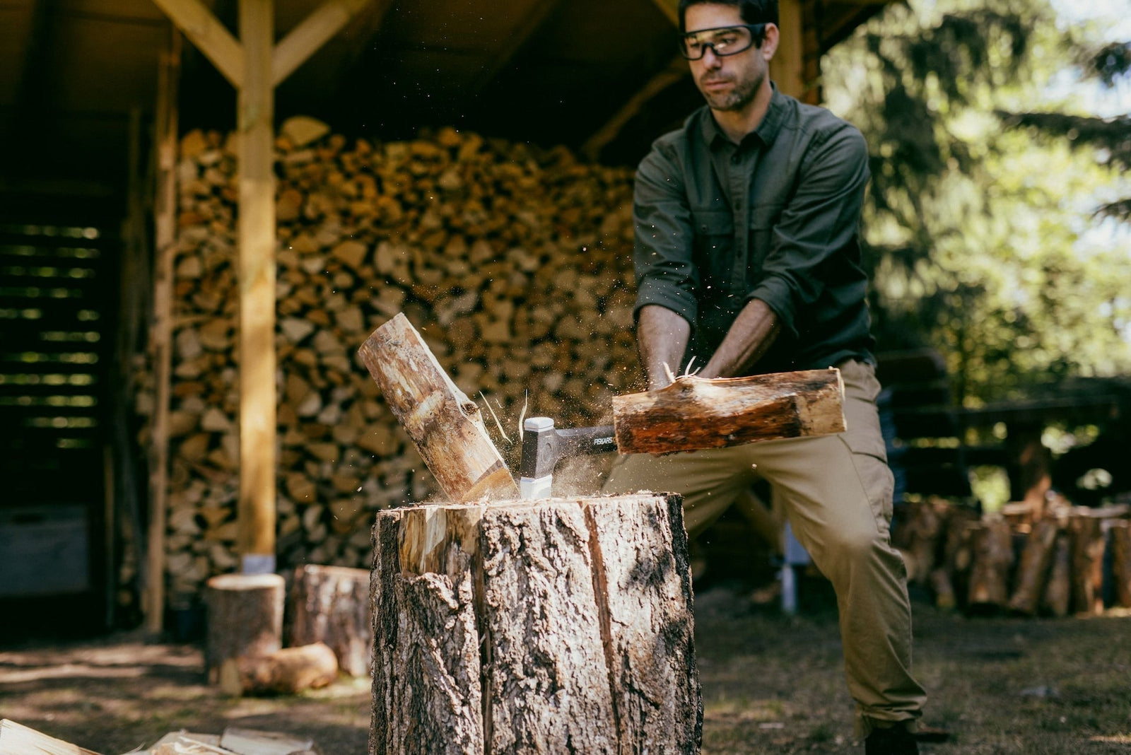 Splitting Axe with FiberComp shaft, 28-in K4F4 - product image 7