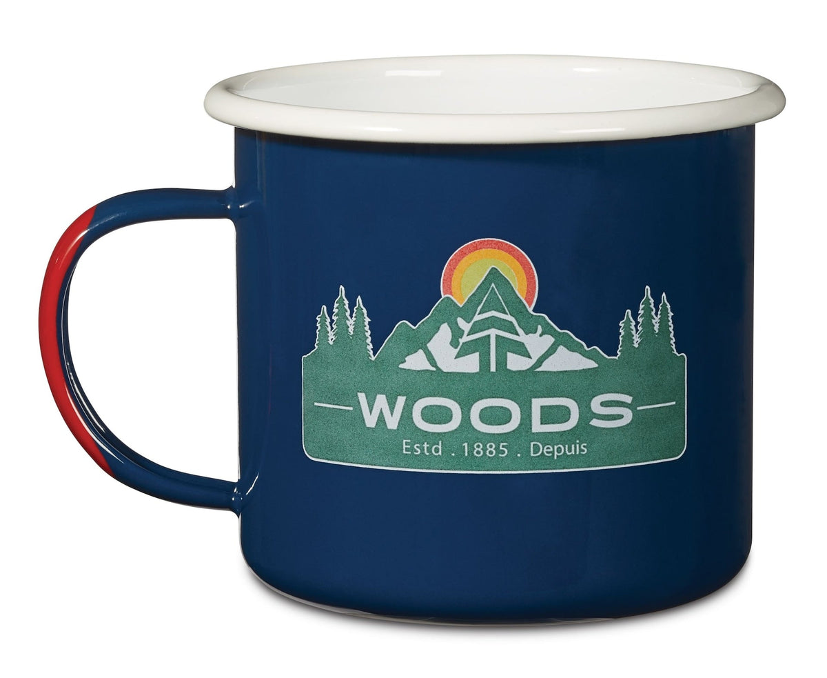 Enamel Camping Mugs, Assorted Designs J2O7 - product image 1