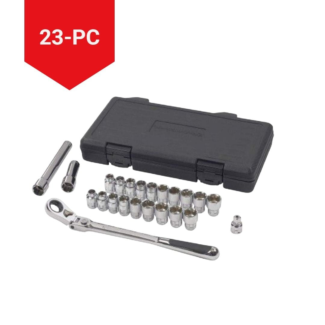 Pass-Thru 3/8-in Drive Socket Set 23-pc, SAE/Metric S3X0 - product image 5