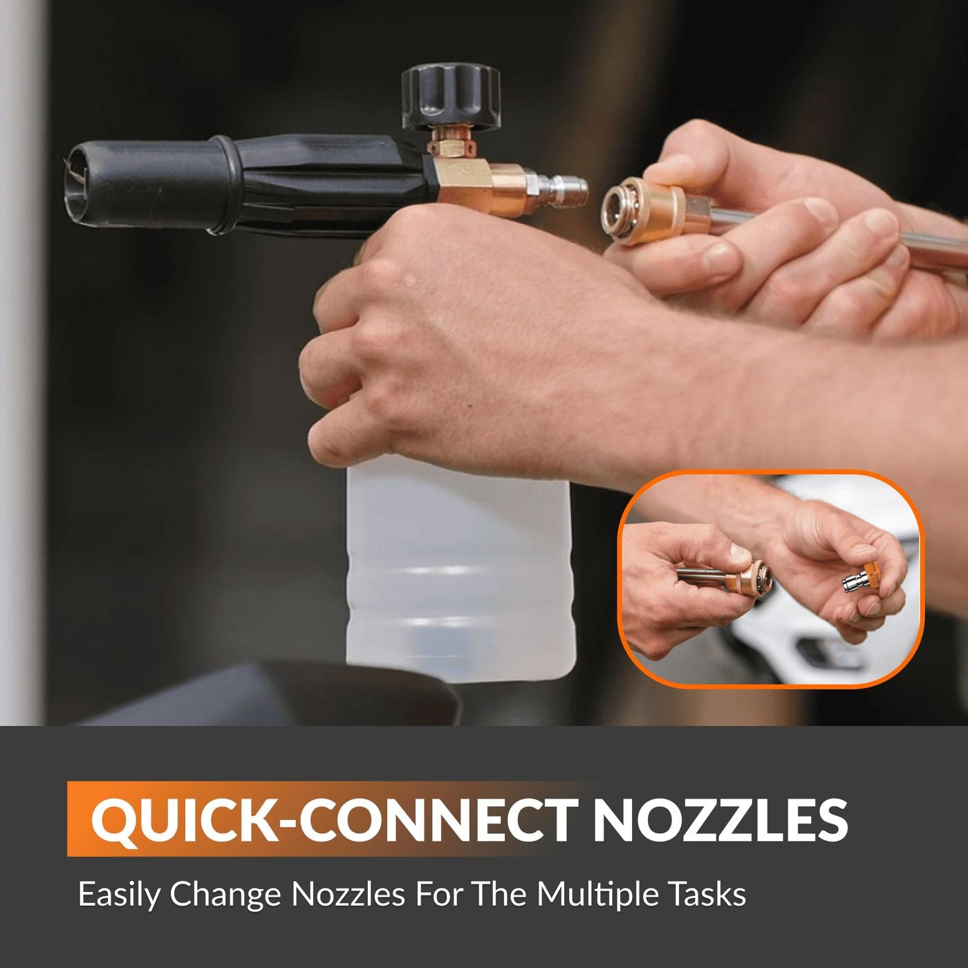 Tools Grandfalls G20 Wall Mounted 1900 PSI 2.2 GPM Brushless Electric Pressure Washer with 65-ft Retractable Hard Hose G8R7 - product image 4