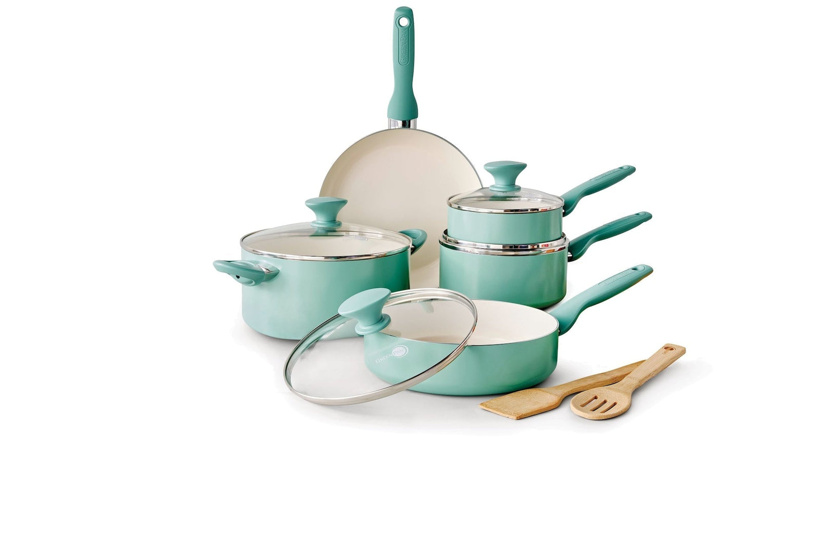 Rio Ceramic Cookware Set, Dishwasher & Oven Safe, 11-pc P9D4 - product image 2
