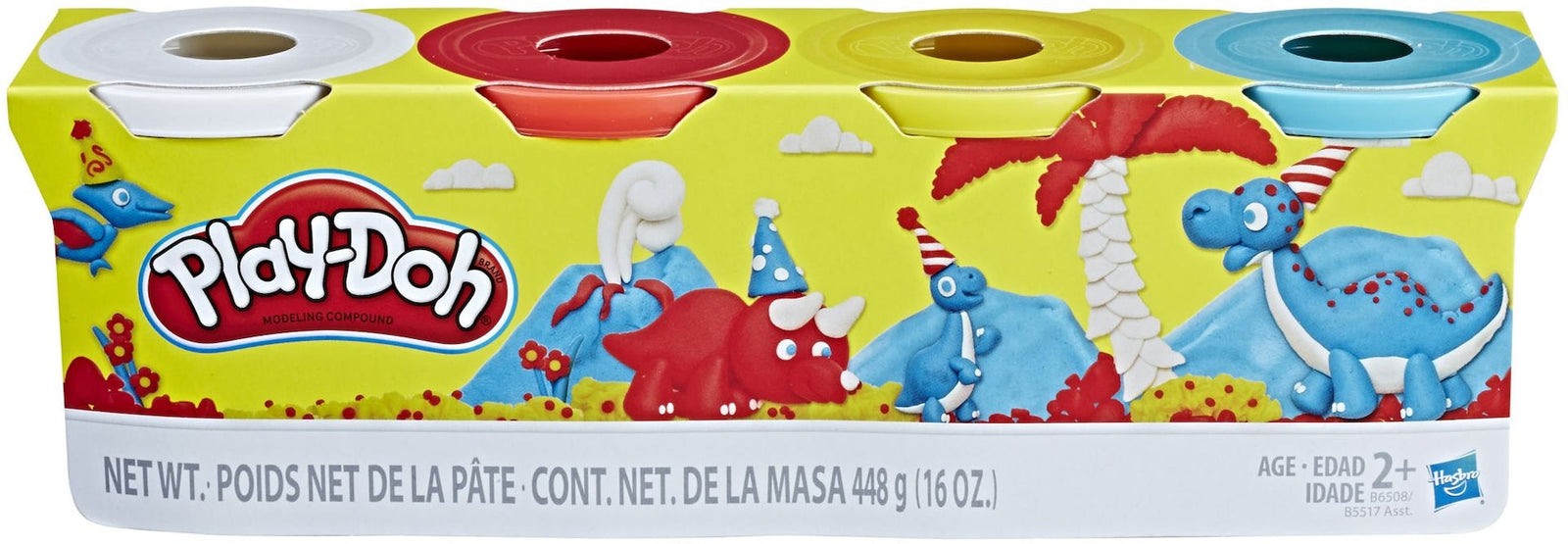 Play-Doh Modeling Compound Creative Toy for Toddlers, Assorted 4 pk, Ages 2+ J6N3 - product image 8