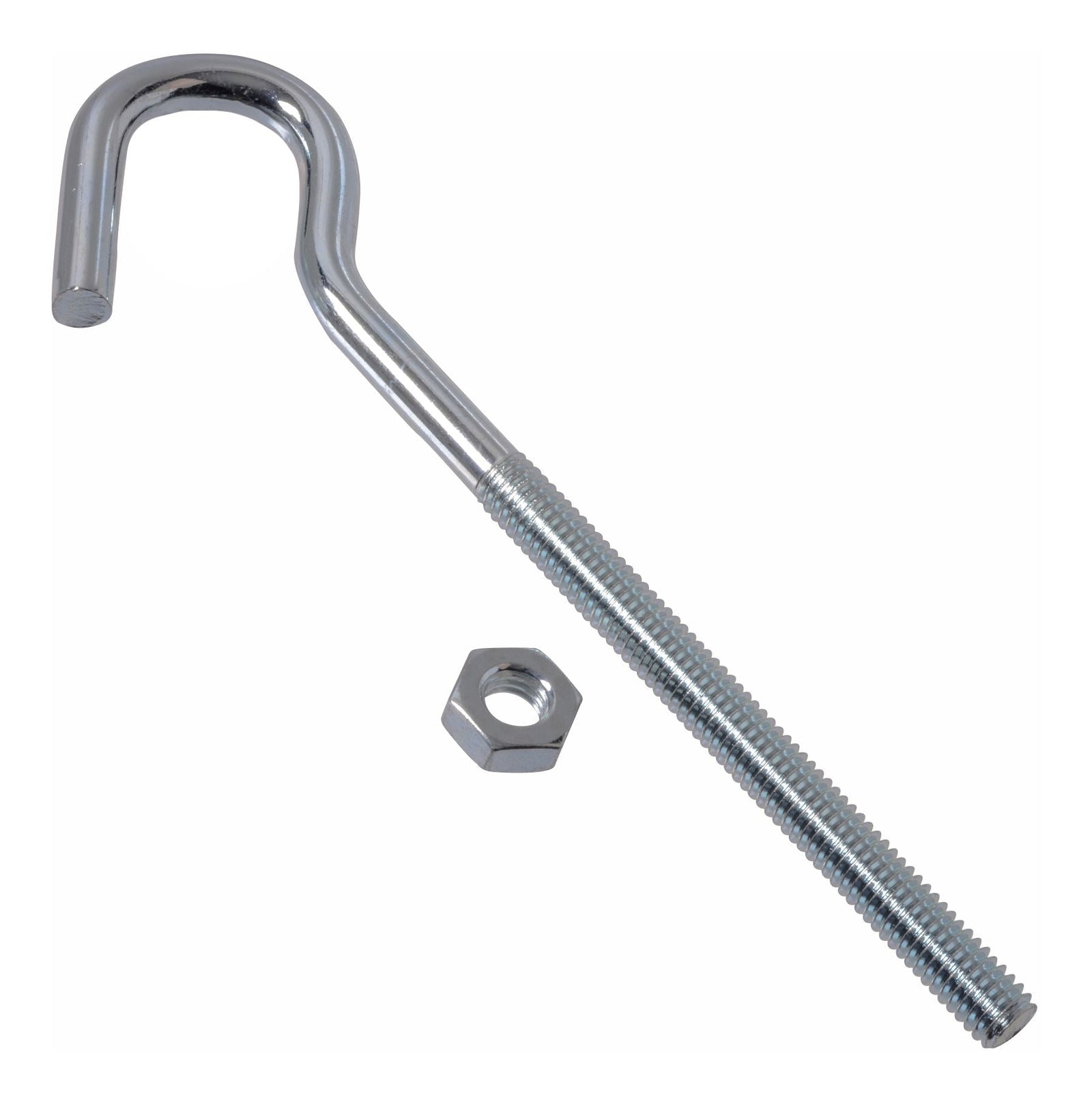 Zinc-Plated Lag Bolt Clothesline Hook, Corrosion Resistance, 7-1/4-in M2Y0 - product image 1