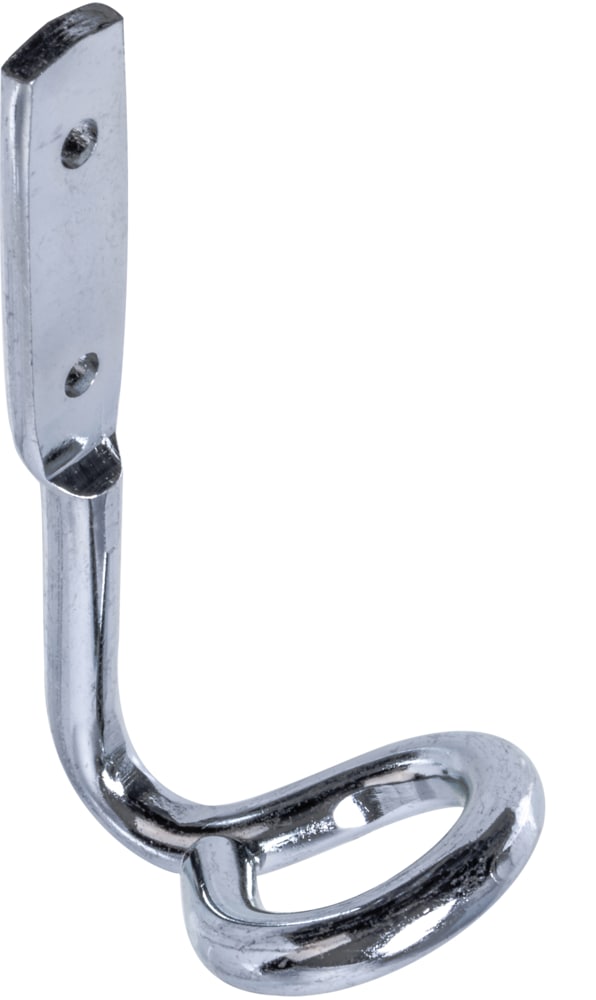 Zinc-Plated Light Duty Eye Loop Hook, No Pre-Drilling, 4-in V2F3 - product image 1