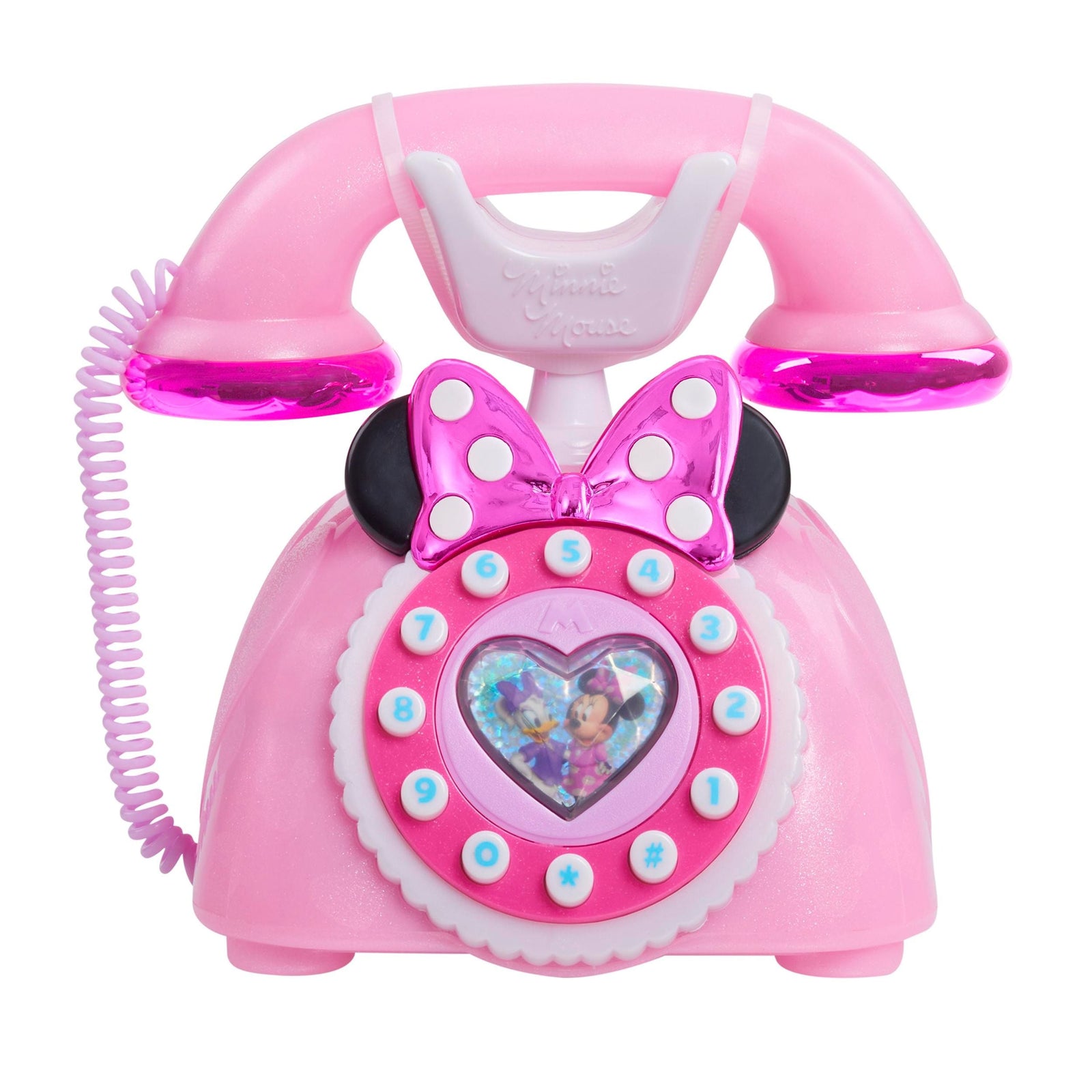 Just Play Junior Minnie Mouse Ring Me Rotary Phone with Lights and Sounds, Pink, 3+ N5T1 - product image 1