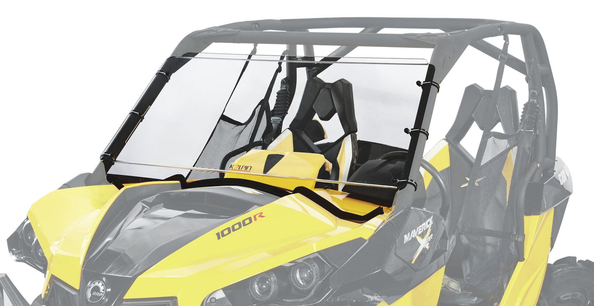 Hard Coated Full Fixed Windshield, Cam-Am Maverick V2J3 - product image 2