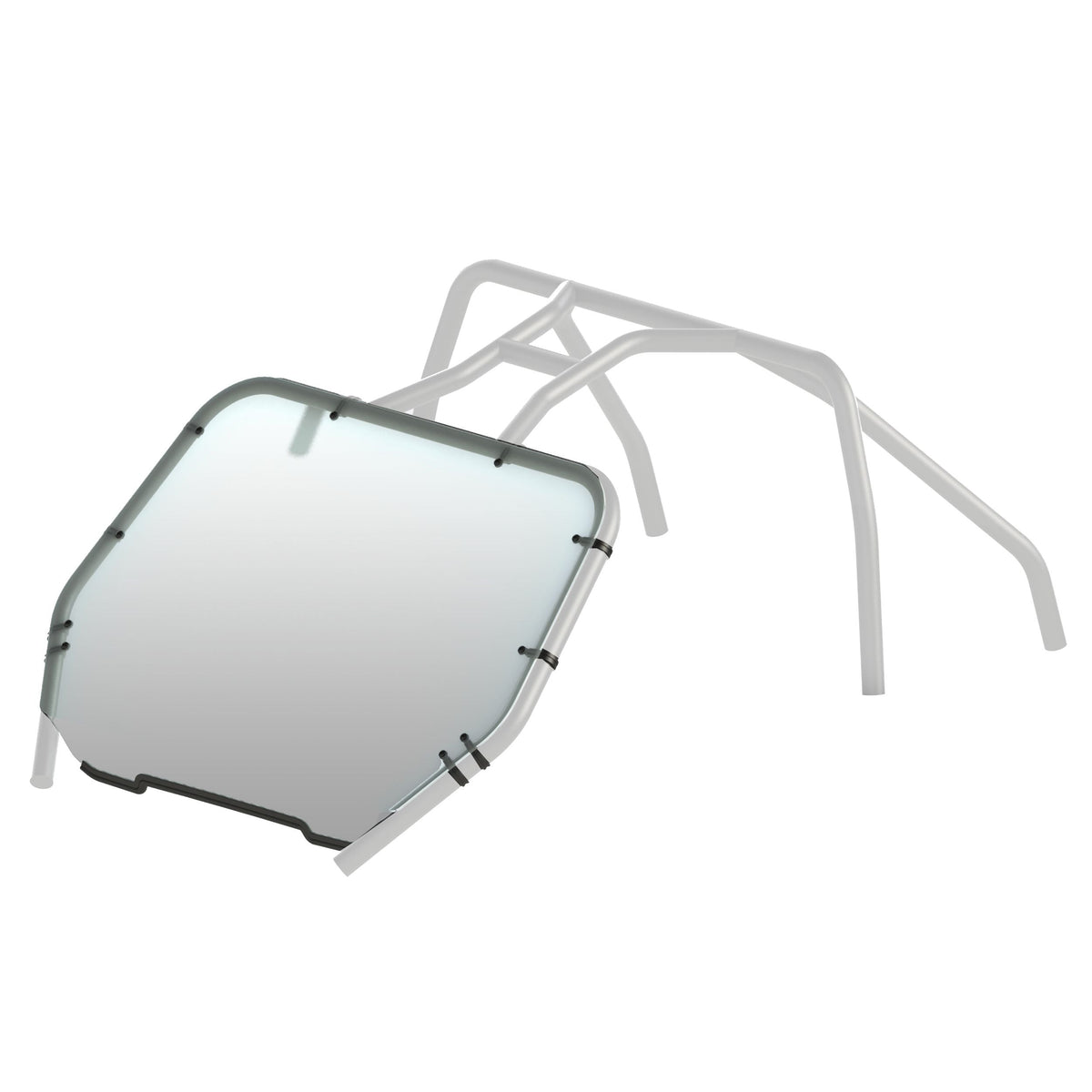 Uncoated Full Fixed Windshield, Arctic Cat Wild Cat N7S2 - product image 1