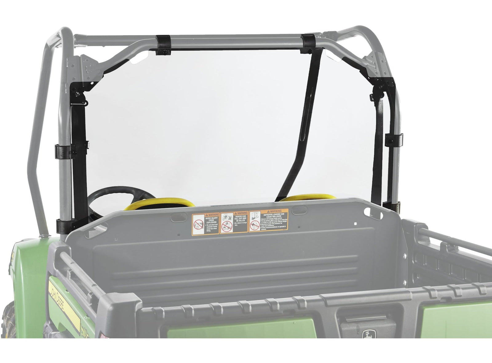UTV Windshield Rear Panel for John Deere Gator 625i/825i/HPX 2013+ T1R6 - product image 1