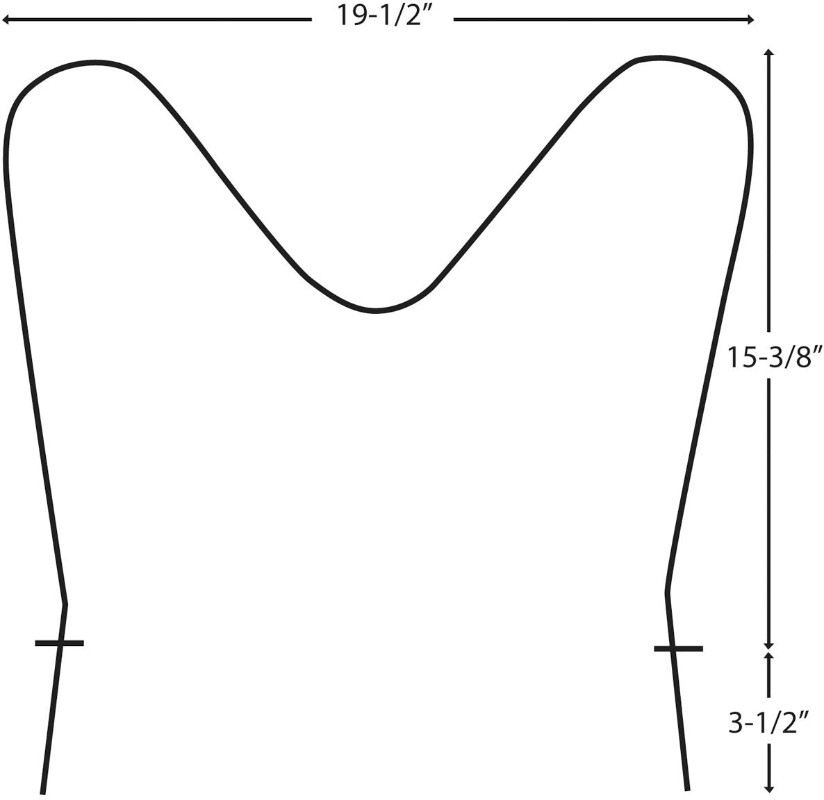 62510/2 Frigidaire Oven/Bake Element with Straight Spade Connector, 2360W, 30-in S9P1 - product image 2