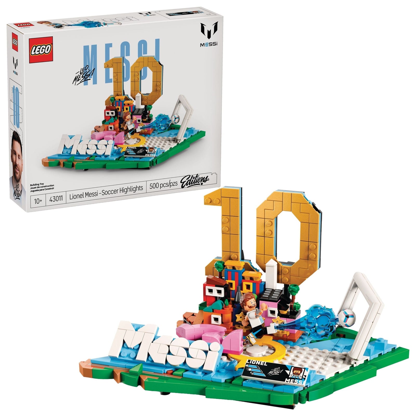 Editions Lionel Messi, Soccer Highlights - 43011, 500-pcs, Ages 10+ J5K6 - product image 1