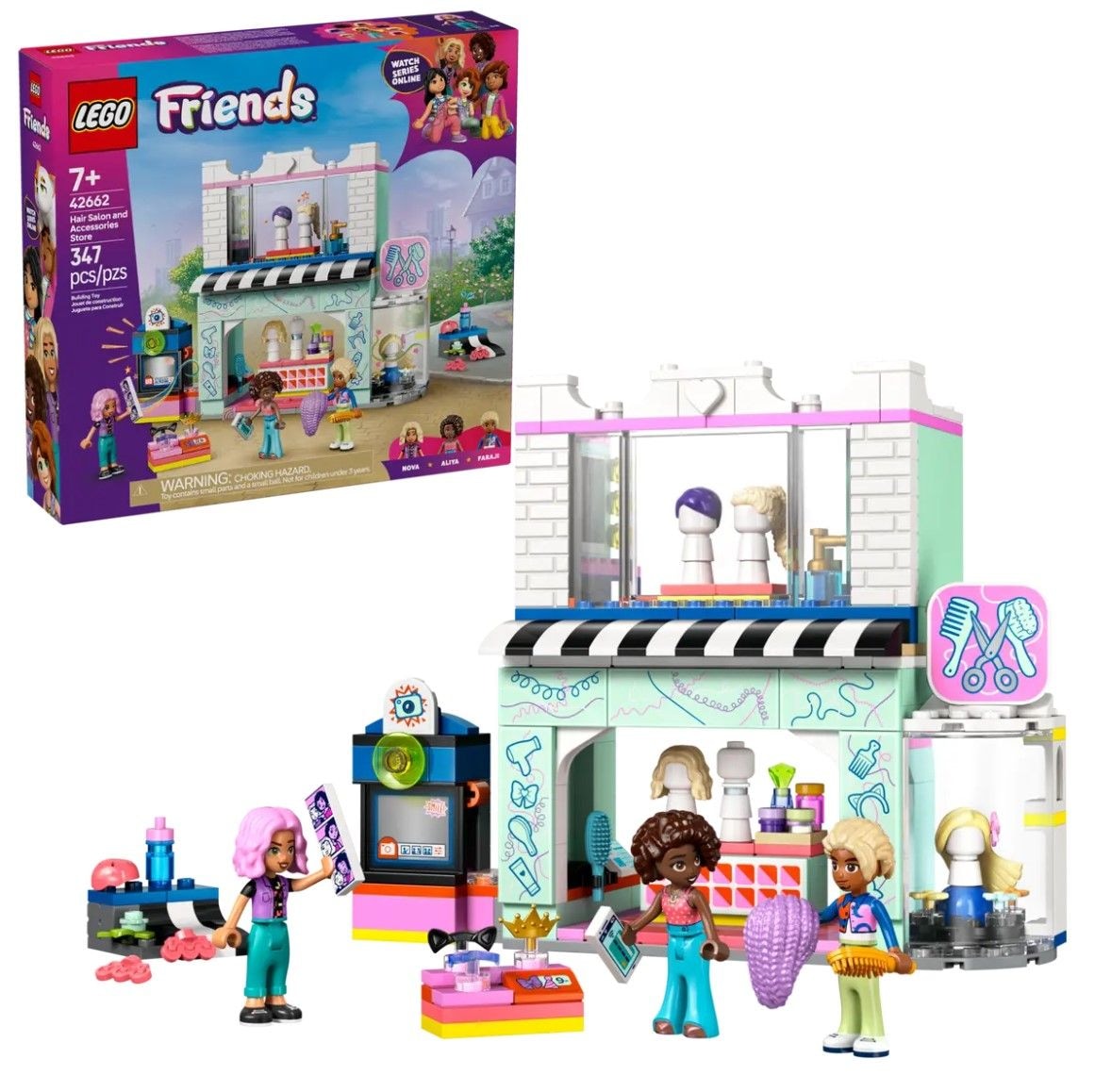 Friends Hair Salon and Accessories Store Set - 42662, 347-pcs, Ages 7+ G4W2 - product image 1