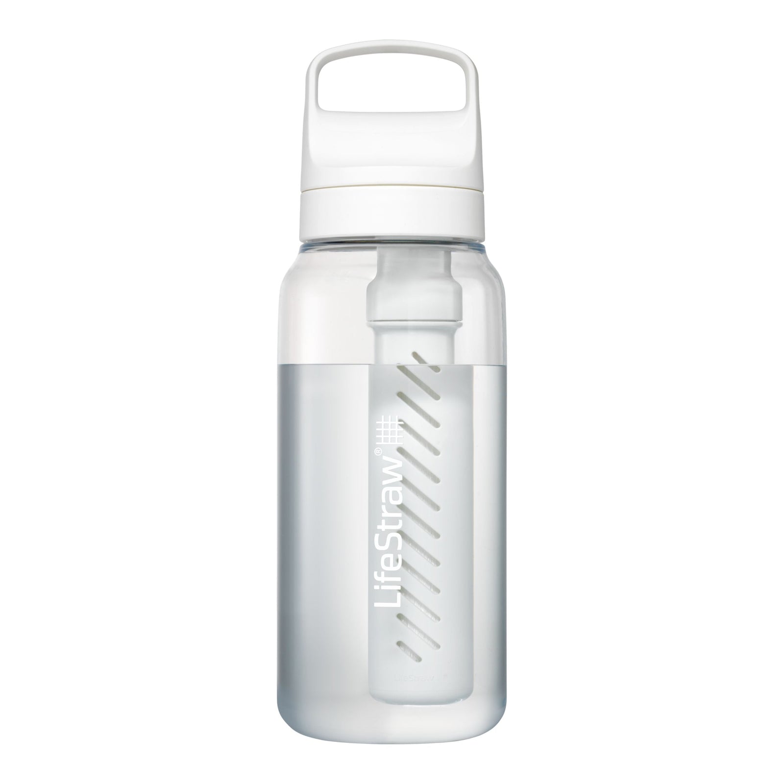 GO Series Water Bottle, 1-L, White X2U7 - product image 1