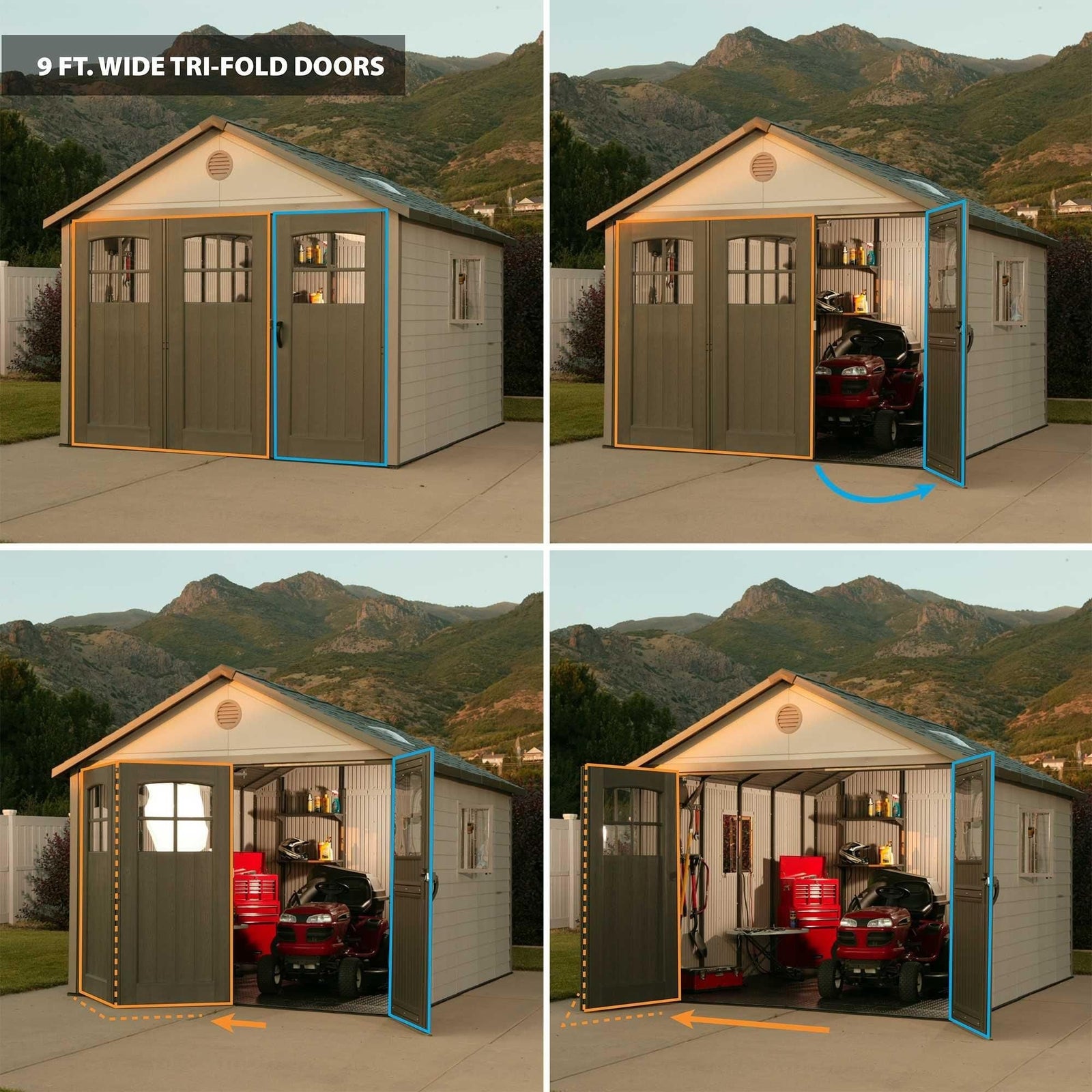 Outdoor Storage Shed, 11-ft x 11-ft D0S2 - product image 5