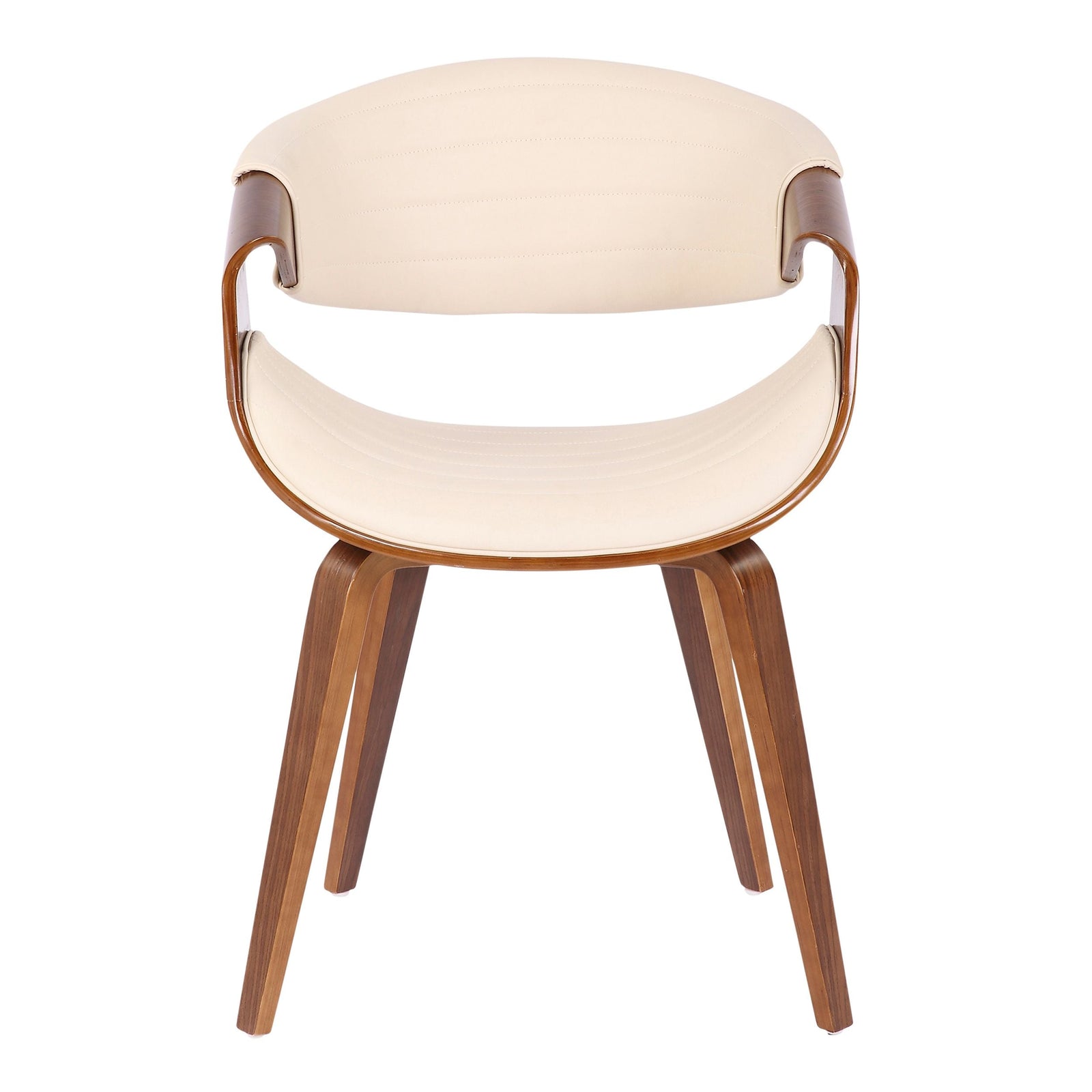 Symphony Faux Leather Dining/ Accent Chair, Cream D0D0 - product image 2
