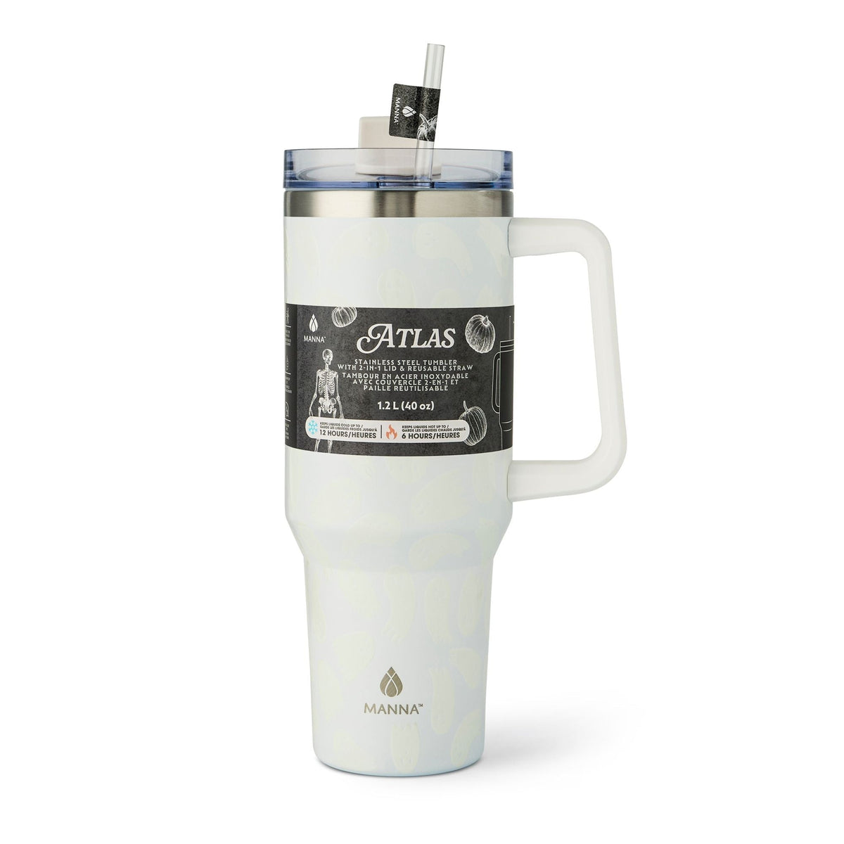 1.2-L BPA-Free Insulated Ghost Atlas Tumbler H2P5 - product image 3