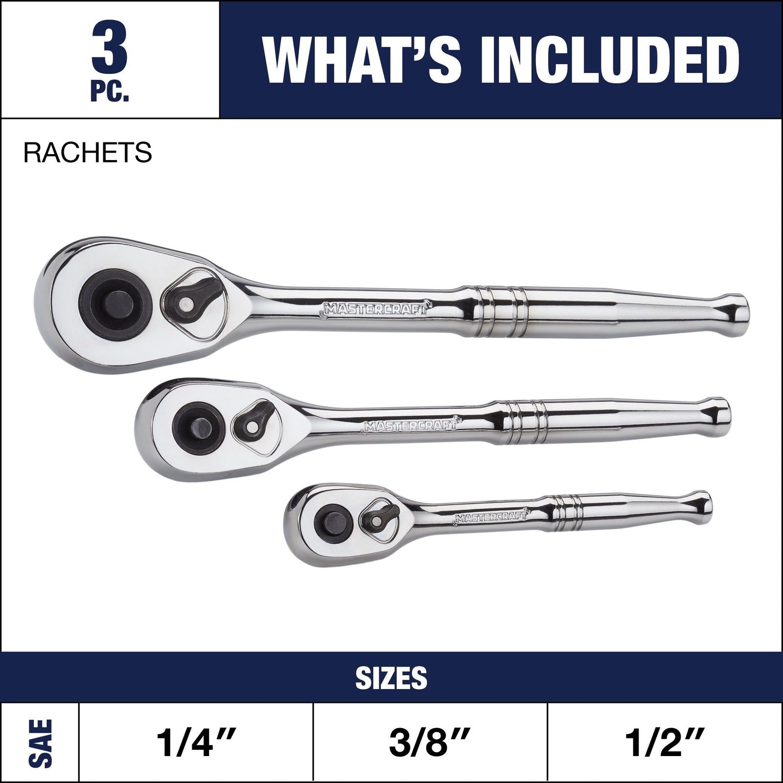 Ratchet Set, 3-pc T8Z2 - product image 7