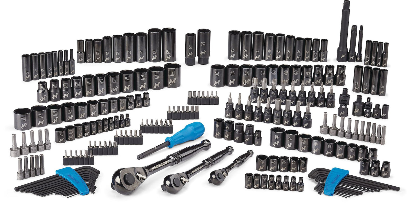 Socket Set, 229-pc, SAE / Metric, CRV, Black Steel Finish W4Q5 - product image 7