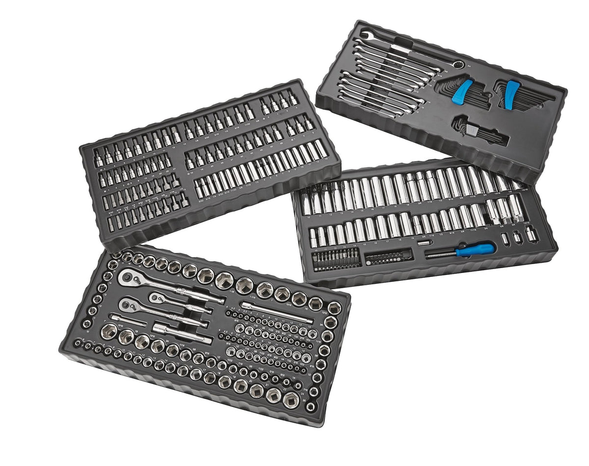Socket Set, 350-pc, SAE / Metric, CRV, Nickel-Chrome Plating E5C4 - product image 3