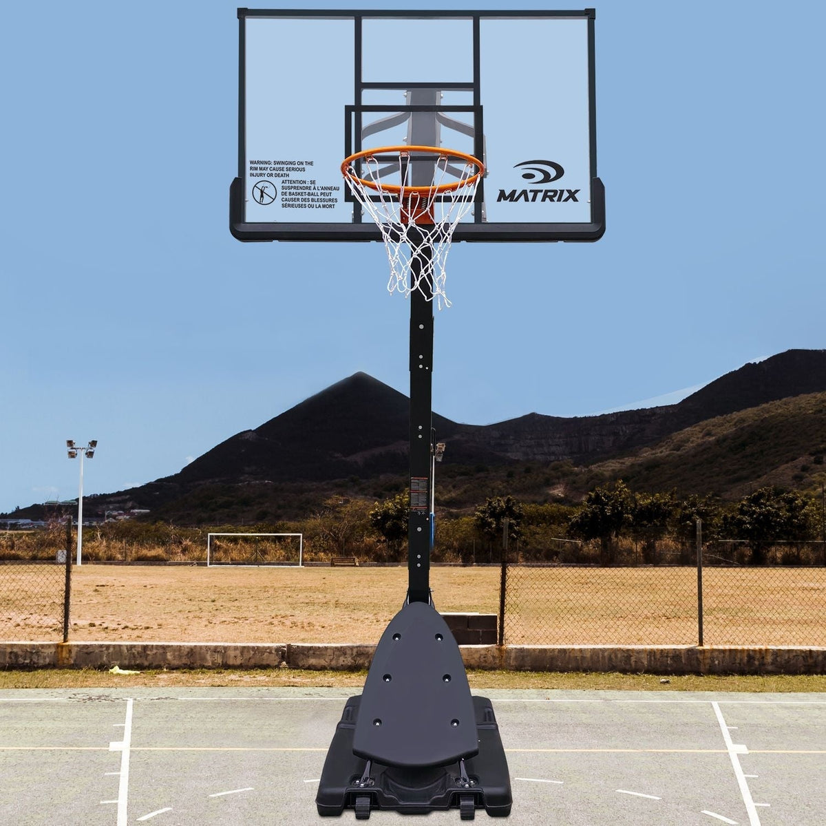 Portable Adjustable Basketball System, 54-in O9Z8 - product image 4