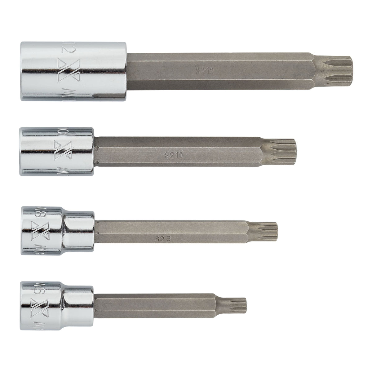 Extra Long Shank Triple Square Bit Socket Set, 4-pc B1J3 - product image 4