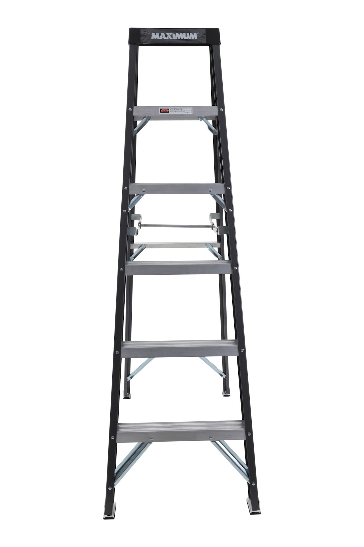 Grade 1 Fiberglass Heavy-Duty Industrial Step Ladder, 250-lb, 6-ft U0N8 - product image 1