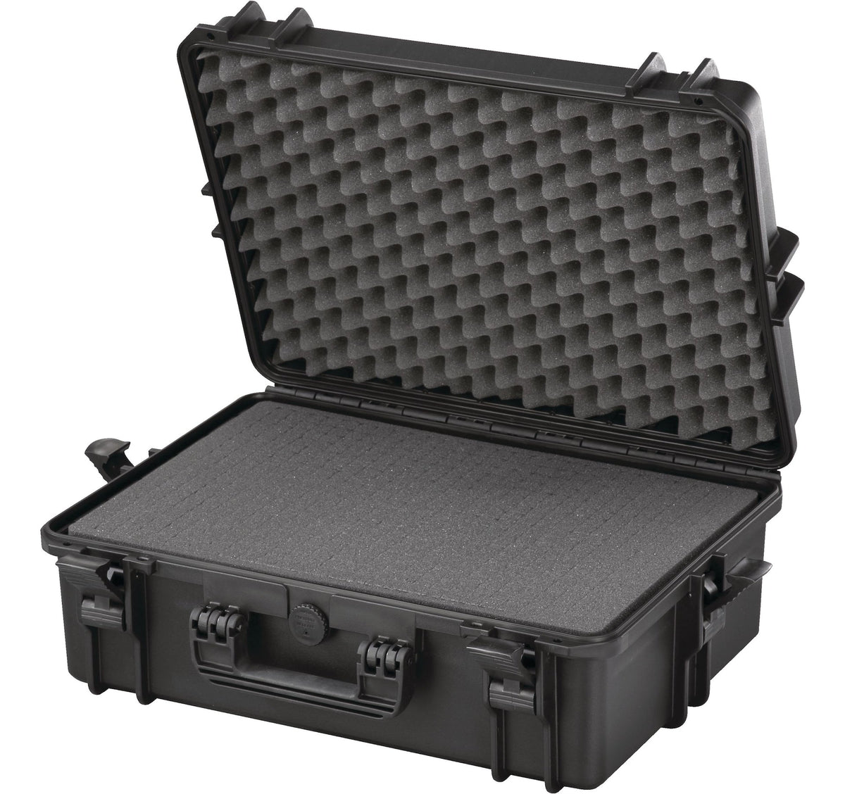 Portable IP67 Waterproof Case/Tool Box with Foam Layers, Black, Large, 22-in C7O6 - product image 2