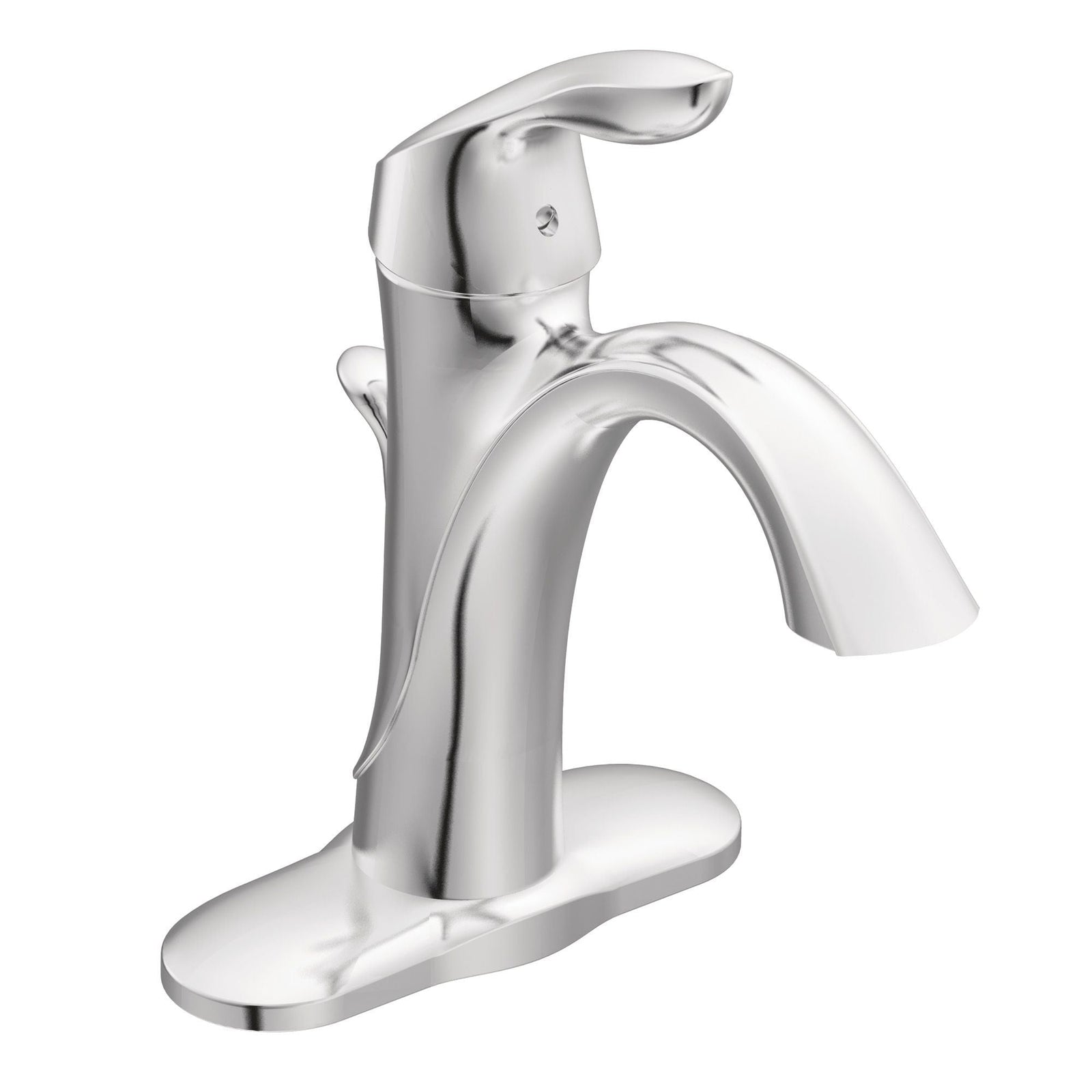 Eva Single Handle High Arc Single Hole Bathroom Sink Faucet, WaterSense Certified, Chrome B0G9 - product image 1