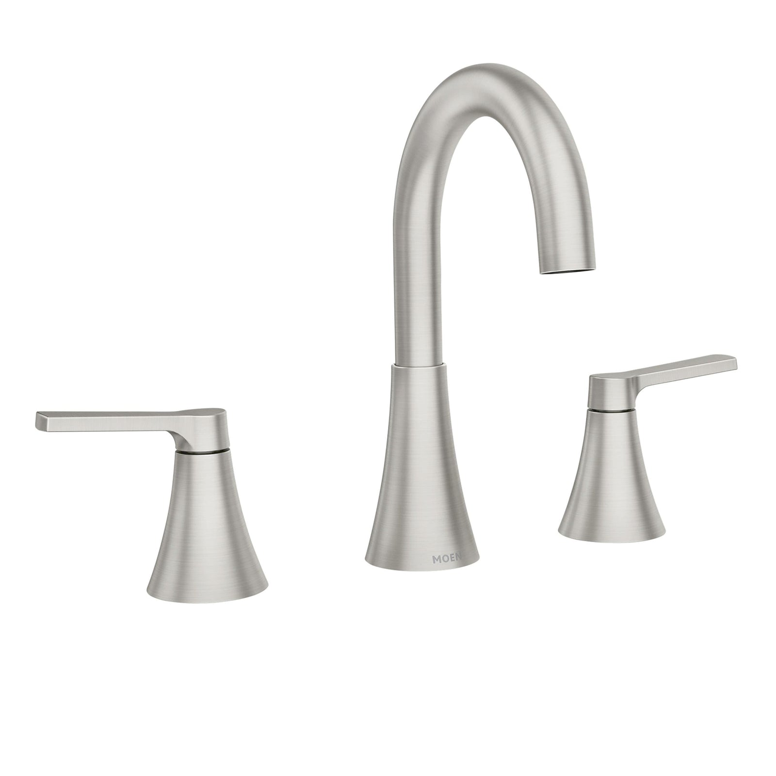 Mikah Double Handle Widespread Bathroom Faucet, Spot Resist Brushed Nickel B4T9 - product image 1