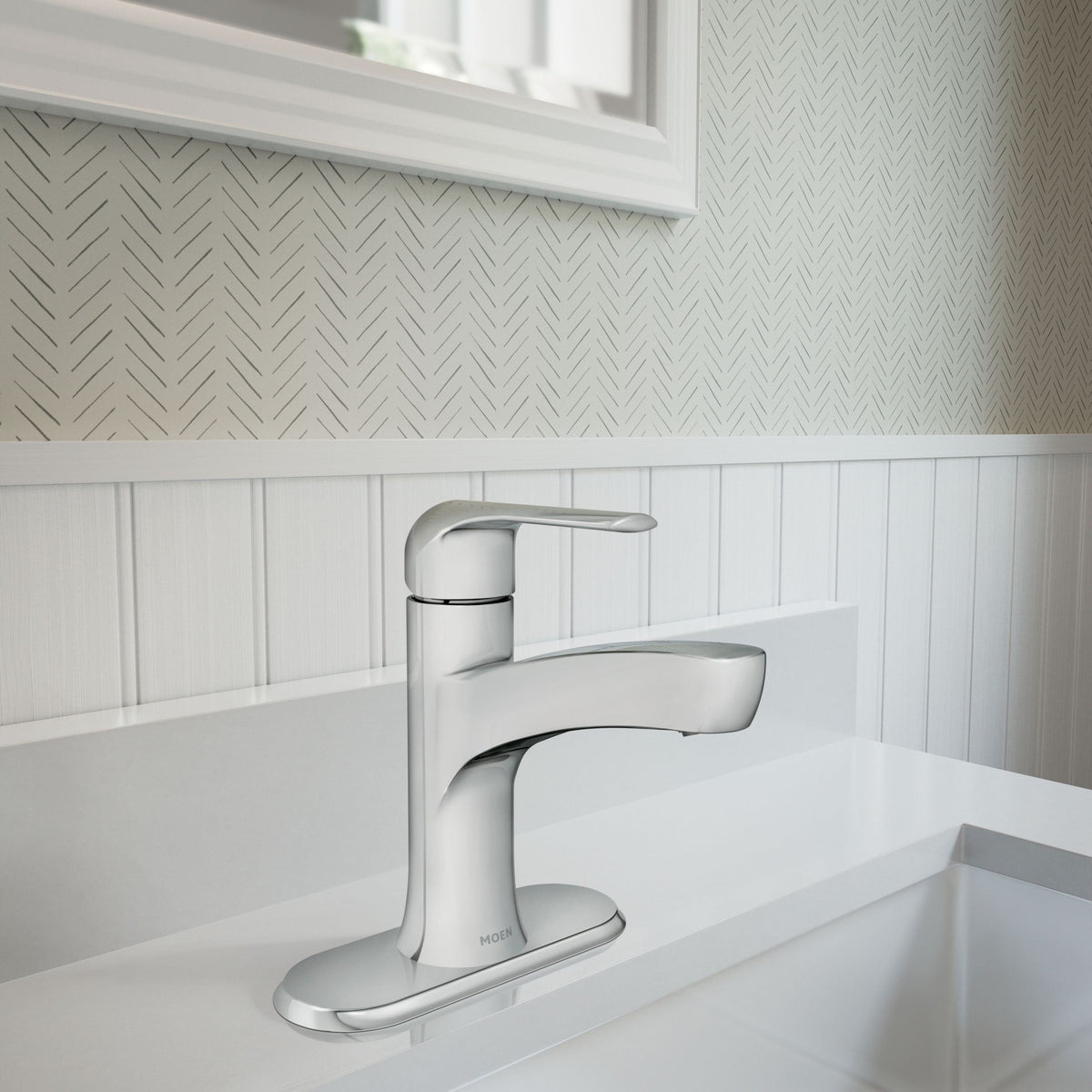 Tilson Single-Handle Chrome Bathroom Lavatory/Bathroom Sink Faucet U6Q8 - product image 6