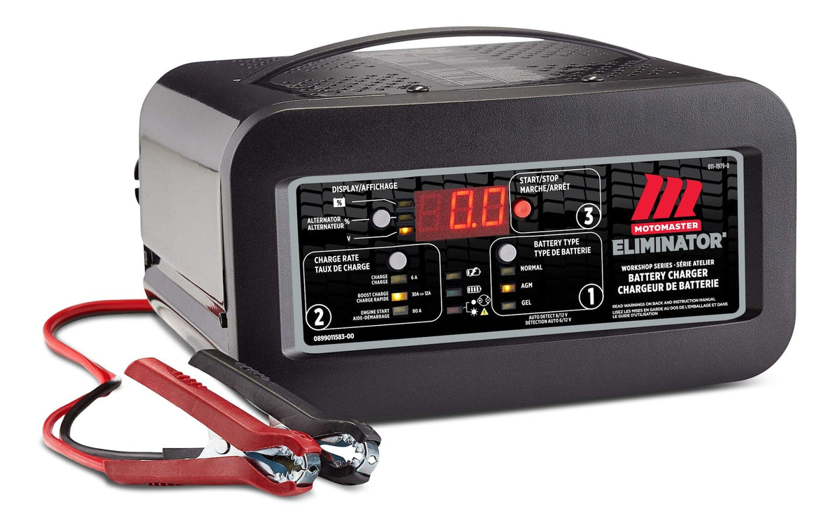 Eliminator Workshop Series Smart Battery Charger, Fully Automatic, 30/12/6-Amp, 6V/12V, with 80-Amp Engine Start B6G2 - product image 1